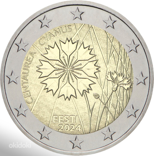 2 Euro василёк