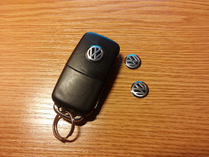 Volkswagen VW võti kleebis logo embleem 14mm (3 foto / 3)