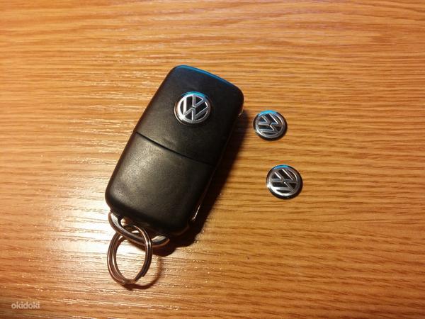 Volkswagen VW võti kleebis logo embleem 14mm (foto #3)