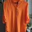 Новая оранжевая рубашка. Вискоза. Размер 42. (фото #1)