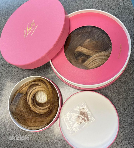 Нарощеные волосы 51 см клип-инн Bellami Luxy clip-in (фото #1)