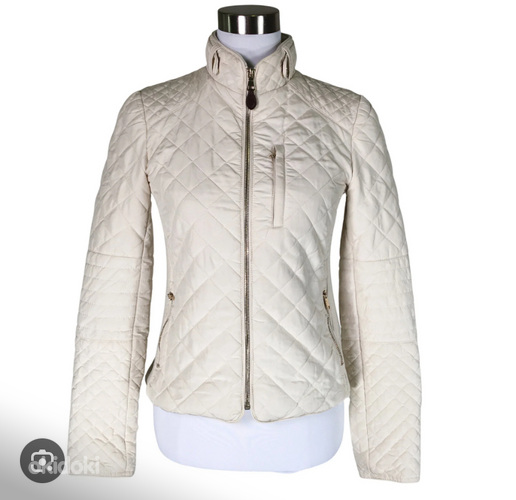 Zara valge jope/tagi s 36