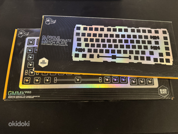 Glorious GMMK Pro + Polycarbonate Switch Plate