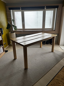 Täispuidust käsitöö söögilaud (2 foto / 5)