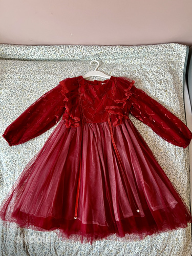 Праздничное платье-18€ р130-Pidulik kleit-s130 (фото #1)
