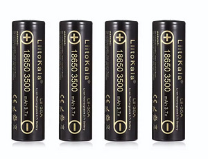 Liitokala 18650 akud (4tk) 3500 mAh 3.7v (1 foto / 4)