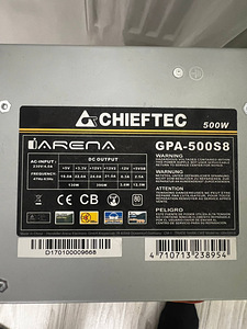 Toiteplokk Chieftec GPA-500S8 500W (1 foto / 3)