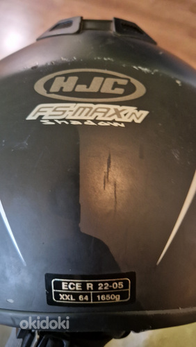 HJC FS-MAX shadow мотоциклетный шлем XXL (фото #3)