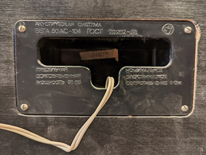 Kõlarid 50AC-104 Vega (5 foto / 6)