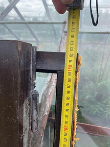 Tumepruun täispuit uks leng katki 172,5 x 67 x 10 (4 foto / 5)
