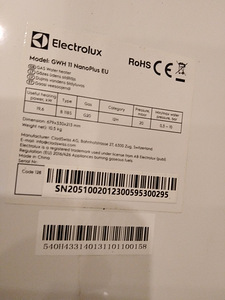 Kasutatud Electrolux gaasiboiler (GWH 11 NanoPlus EU) (2 foto / 3)