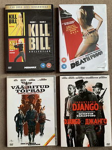 Q.Tarantino filmid DVD 4tk