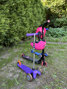 Laste tõukeratas Micro Mini (lilla), 2-5 a, kaasa kiiver (5 foto / 5)
