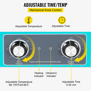 Ultrahelipesur vinüülplaatidele LP ultrasonic cleaner Vevor (5 foto / 7)