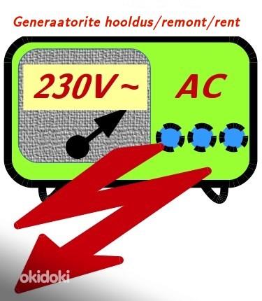 Generaator , elektrigeneraator - hooldus, remont, rent (foto #1)
