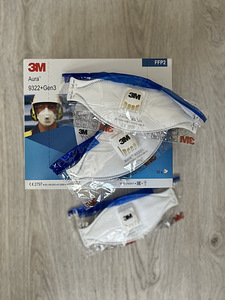 Respiraator 3M AURA 9322+Gen3 (10ne pakk) (2 foto / 2)