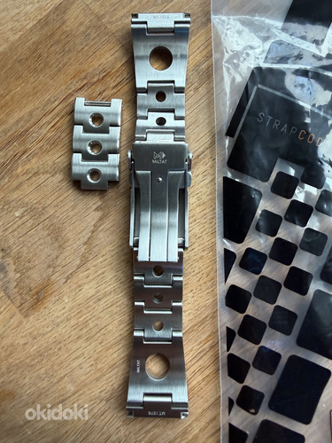 Kellarihm Strapcode Miltat 22mm, roostevaba