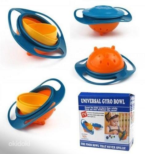 Инновационная тарелка - непроливайка для малыша Gyro Bowl (фото #1)