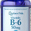 Vitamin B-6 50mg 100шт, Puritans Pride (Америка) (фото #1)