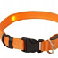 Ошейник со светодиодами для собак M до 51см oранжевый (фото #1)