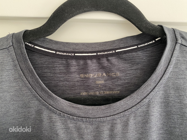 Мужская тренировочная рубашка Endurance Mell темно-серого цв (фото #5)