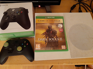 Xbox one s 500 gb, gamepad series x, dark souls 3 (1 foto / 1)
