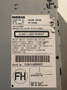 Radio Bose CD Nissan (2 foto / 2)