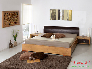 Voodi Flores-2 bambusest 160 x 200 cm (1 foto / 5)