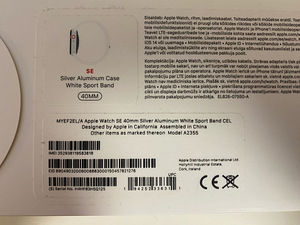 Apple Watch SE (2020) GPS + Cellular 40mm Silver (5 foto / 5)
