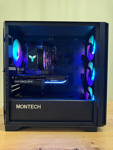 Игровой компьютер - Intel i5 12400, RTX 4060 ti, 32gb DDR4, (2 фото из 5)