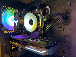 Игровой компьютер - Intel i5 12400, RTX 4060 ti, 32gb DDR4, (3 фото из 5)