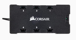 Corsair 2x ML120 fan, RGB hub, RGB controller (3 foto / 3)