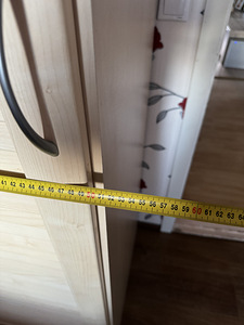 Magamistoa nurga riidekapp peegliga (5 foto / 7)