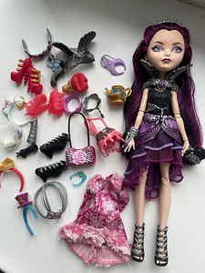 Ever after high nukk ja aksessuaarid koos (1 foto / 5)