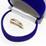 Золотое кольцо с бриллиантами, 750 пробы, вес 2.80 г (фото #2)
