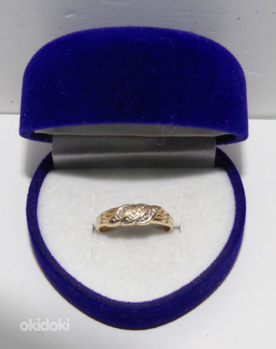 Золотое кольцо, 585 пробы, вес 1.28 g (фото #1)