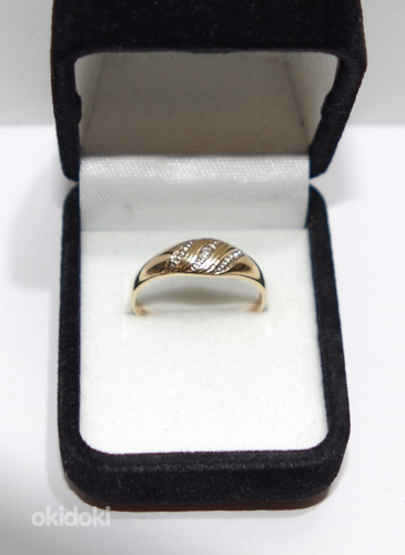 Золотое кольцо 585 пробы 1.09 г (фото #1)