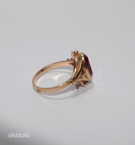 Золотое кольцо 585 пробы 3.80 г (фото #2)
