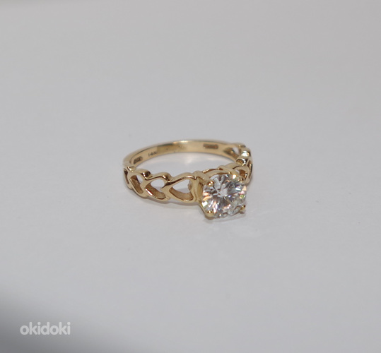 Золотое кольцо, 585 пробы, вес 2.49 g (фото #2)