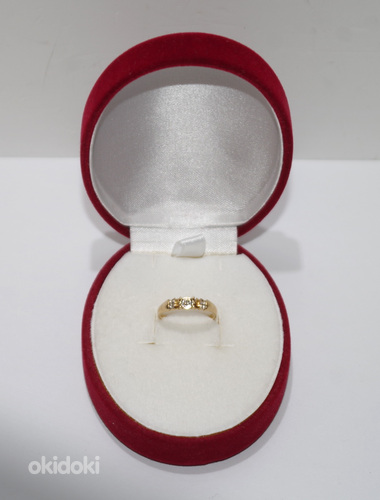 Kuldsõrmus teemantidega 585 proov, 1.83 g
