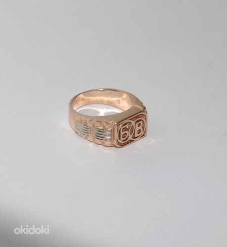 Золотое кольцо, 585 пробы, вес 9.52 g
