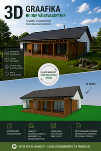 Hoonete välisilme 3D-visualiseerimine (1 foto / 4)