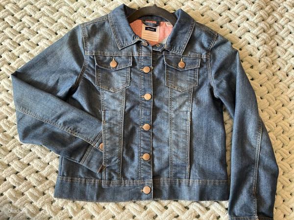 OKAIDI Джинсовая куртка для девочки р.140 (фото #1)