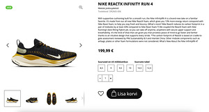 SOODNE PAKKUMINE! Nike Reactx Infinity Run 4 jooksutossud. ( (3 foto / 3)