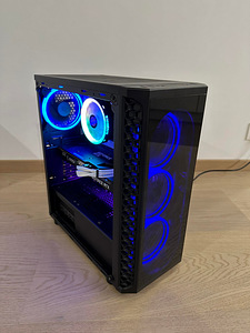 Gaming PC, i3-10100F, RTX 3060 Ti, 16GB RAM, 500GB NVMe (3 foto / 9)