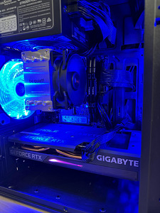 Gaming PC, i3-12100, RTX 3060 Ti, 16GB RAM, 512GB NVMe M.2 (8 foto / 9)