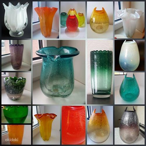 Бытовые стеклянные вазы ... (фото #1)