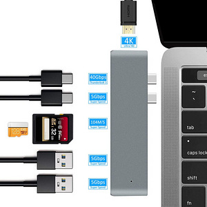 Адаптер USB C 7 в 1 для Macbook