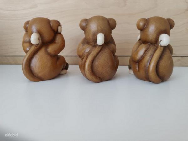 3 мудрых обезьяны, керамические статуэтки, 3шт, THUN (фото #3)
