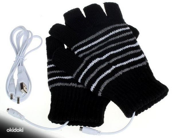 Практичные смарт-перчатки с подогревом,новые, разные размеры (фото #3)
